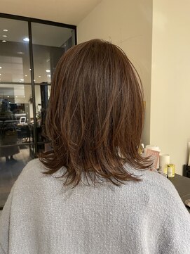 クローゼット 新宿(closet) 外ハネボブ/ペールベージュ[髪質改善/ヘッドスパ白髪染め/新宿】