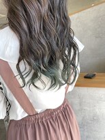インスヘアー 東加古川店(INCE HAIR) 裾カラー×green【中野】