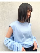ノーム(norm) ぱつっとボブ/黒髪ボブ/ストレートボブ