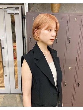 ユニオン(Union) ケアブリーチを使ったハイオレンジベージュ