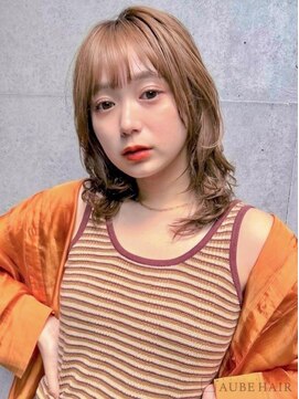 オーブ ヘアー アレス 福岡平尾店(AUBE HAIR ales) 20代・30代_マロンベージュ