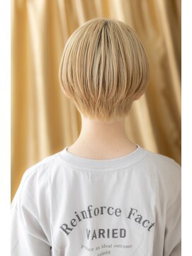 モッズヘア 越谷(mod's hair) ハイトーンカラー小顔ショートマッシュボブTb3越谷10代20代30代