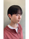 大人可愛いマッシュハンサムショートミニボブショートボブ