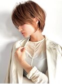 大人上品ショートボブ×透明感カラー【ERIKA】