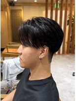 ブリーチ 金沢店(BLEACHi)&nbsp;センターパート 韓国ヘア ニュアンスパーマ カルマパーマ