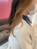 アイ 代々木公園(aye)&nbsp;インナーカラー×ベージュ