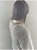 【nobuyo】dark greige × ぱつっとbob