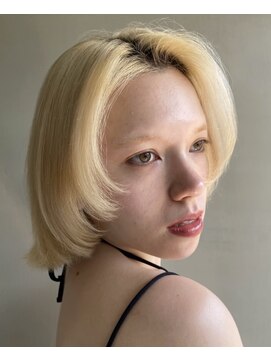 ミンクス 原宿店(MINX) bob × wolfcut × blondhair
