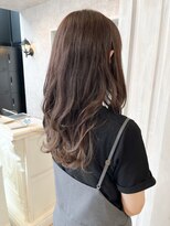 キャアリー(Caary) 福山人気デジタルパーマ巻き髪透明感アッシュグレー20代30代40代