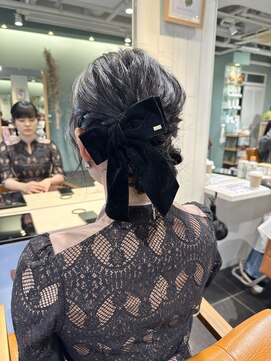 トリコ ショップアンドヘアサロン(tricot shop hair salon) リボンアレンジ♪yu