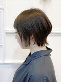大人の小顔フレンチショートヘア