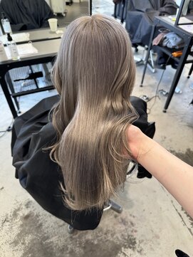 ゲーム 原宿店(GAME) ダブルカラーミルクティーベージュカラーケアブリーチハイトーン