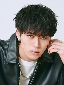 エルマーク 枚方(L-MARK) マッシュスパイラルパーマツイストスパイラル波巻きメンズ