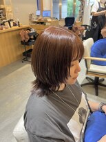 パラゴ(PARAGO.)&nbsp;《緑橋/城東区/女性サロン》ウルフ×オレンジブラウン