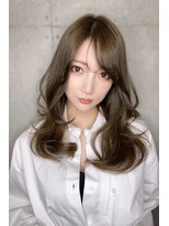 クーエフー(coo et fuu)&nbsp;オリーブベージュ　レイヤーカット　ニュアンスパーマ　藤沢