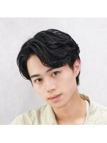 【簡単スタイリング】ニュアンスパーマ×センターパート
