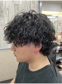 ツイストスパイラルパーマウルフ