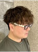 波巻きスパイラルパーマツイストスパイラルパーマシャドウパーマ