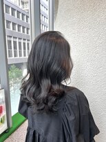 エルサフィロ ヨドヤバシ(el zafiro yodoyabashi)&nbsp;くびレイヤー前髪グレージュ小顔レイヤーカット20代30代40代50代