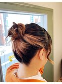 インナーカラー/ヘアアレンジ