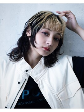 ブロッサム 池袋店(Blossom) ミディアムウルフレイヤー【池袋駅/ブリーチ/レイヤーカット】