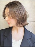 フェザーバング外ハネボブフェイスレイヤー 表参道 A0313