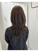 ワンカールのハイレイヤー くびれヘア