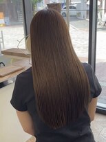 ミリ(mm)&nbsp;艶感たっぷりナチュラル10代20代30代40代50代髪質改善縮毛矯正