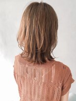 アグノス 青山(Agnos)&nbsp;前髪愛され外ハネボブエアリーカール艶感セミディ#239f1004