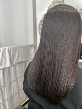 クロト(Clotho) ブリーチなしラベンダーブラウン／ダブルカラーハイライト