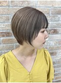 明度差で小顔効果！ハイトーンカラー♪