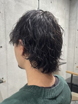 マッシュウルフ　ツイストスパイラル　波巻きスパイラル　メンズ