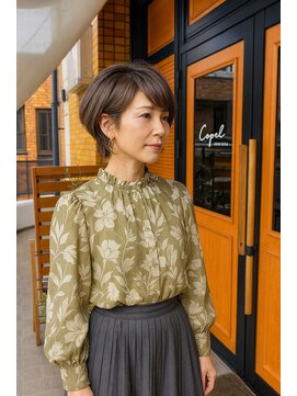 コポル(Copol) まわりと差がつく大人ショート×アッシュベージュ