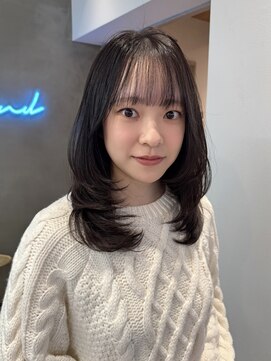 ロンドアジュール 横浜(Lond azur) 韓国/ハイレイヤーカットバタフライカットミニボブレイヤー横浜