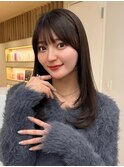 顔まわり顔周り前髪カットミディアムレイヤーロングレイヤー