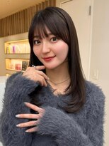 アビー(ABBEY3)&nbsp;顔まわり顔周り前髪カットミディアムレイヤーロングレイヤー