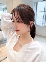 エイミーバイアフロートザガーデン 浦和店(amie by afloat the garden)&nbsp;結んでも可愛い！顔周り、前髪カット