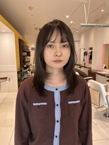 バサ 江古田店(BASSA) 【Kansaku】ミディアムレイヤー×オリーブアッシュカラー