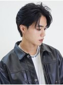 韓国風センターパートマッシュショート