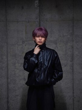 マール 矢場町(MARL) メンズハイトーン シースルーフェザー ピンクグレージュ