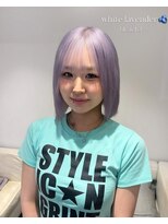 ベレーザ 渋谷(BELEZA)&nbsp;20106パープルアッシュショートボブハイトーンタンバルモリボブ