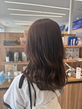 アコーズ ヘア トクシゲ(accord s hair Tokushige) オレンジブラウン/暖色カラー/ミディアムヘア
