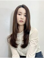 アチェロ(Acero.) 韓国風レイヤー/艶髪/シナモンベージュ/韓国風/髪質改善/心斎橋