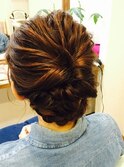 お呼ばれゆるアレンジ★ヘアセット