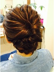 お呼ばれゆるアレンジ★ヘアセット