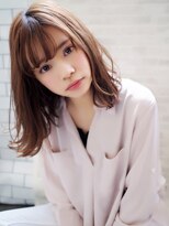 ヒップスデコ(Hip's deco)&nbsp;☆+大宮Hip's　deco+☆…ラフ感と甘さが可愛いセミディ