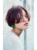 【MAULOA】無造作ナチュラル小顔ショートボブ