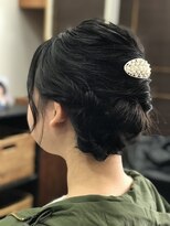 ヘアーアンドメイク アネラガーデン(HAIR&MAKE Anela garden)&nbsp;ボブ アップスタイル