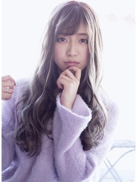 ヘアアンドメイク シークネクスト(HAIR&MAKE SeeK NEXT) 【SeeK NEXT】シアーグレージュ×ゆるランダムパーマロング