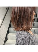 《VIXUS山口圭亮》春色ピンク外ハネミディアムボブ☆